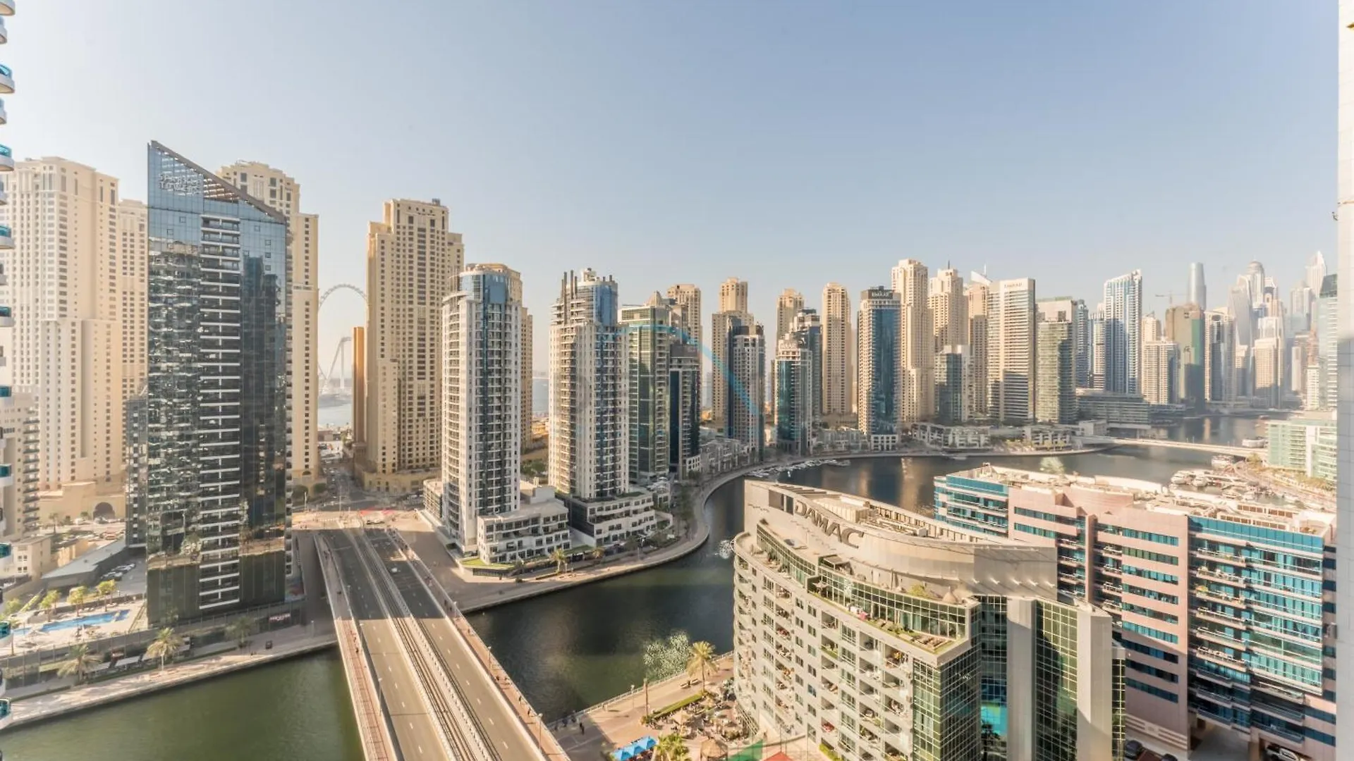 Lägenhet Terrace And Marina Views 1Br Near Jbr, Ain Dubai And Major Landmarks, Zumurud, Duabi Marina By Deluxe Holiday Homes Förenade Arabemiraten