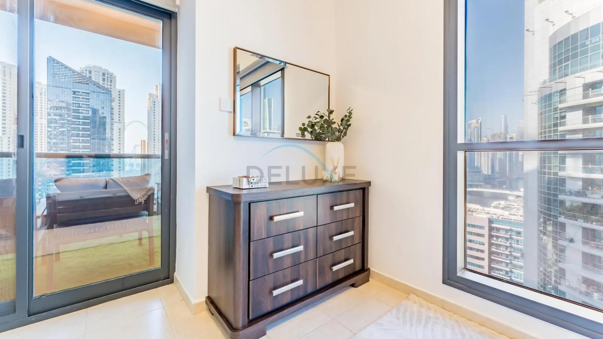 Lägenhet Terrace And Marina Views 1Br Near Jbr, Ain Dubai And Major Landmarks, Zumurud, Duabi Marina By Deluxe Holiday Homes